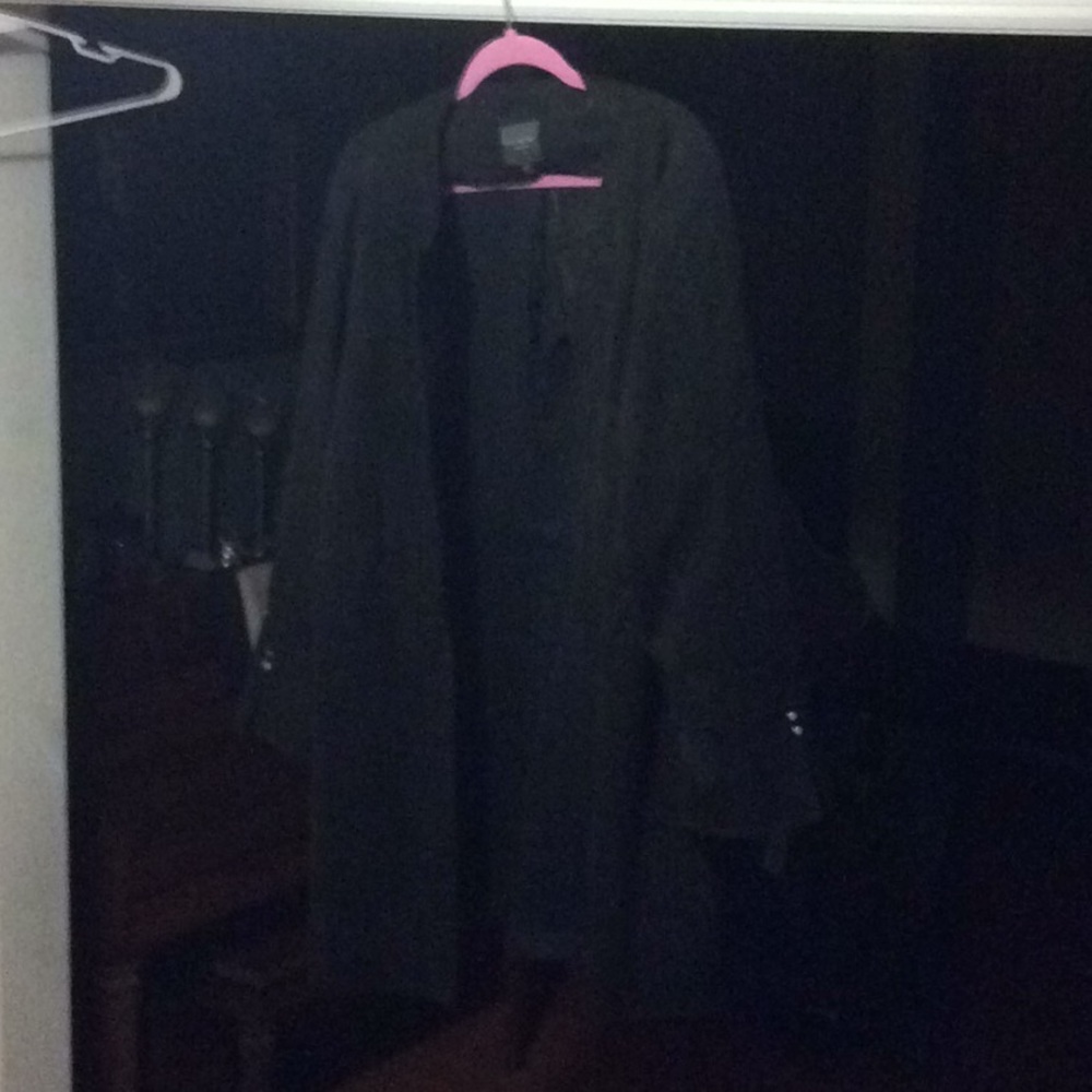 Suede look jacket